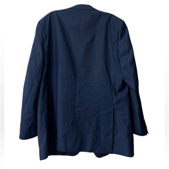 Richard Harris Core mens blazer suit jacket 100% wool size 40R/42R blue - Picture 4 of 6